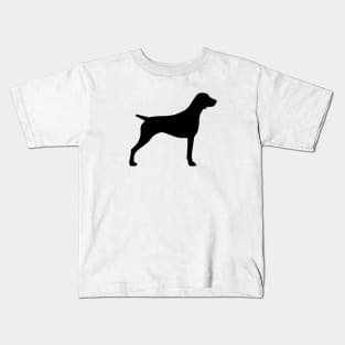 German Shorthaired Pointer Silhouette Kids T-Shirt